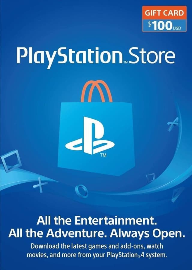 $100 PlayStation Network (PSN) Gift Card - United States